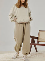 Two Tone Sweatshirt Set - Magnolia, L image