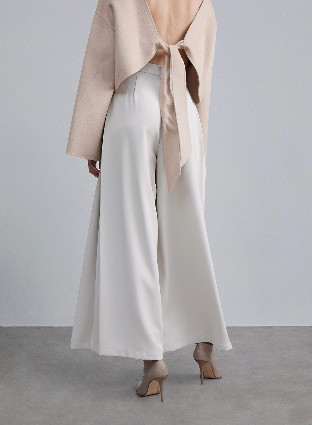 Side-Seamed Flare Suit Pants image 1