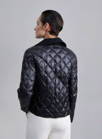 Irregular Collar Light Puffer Jacket image 1