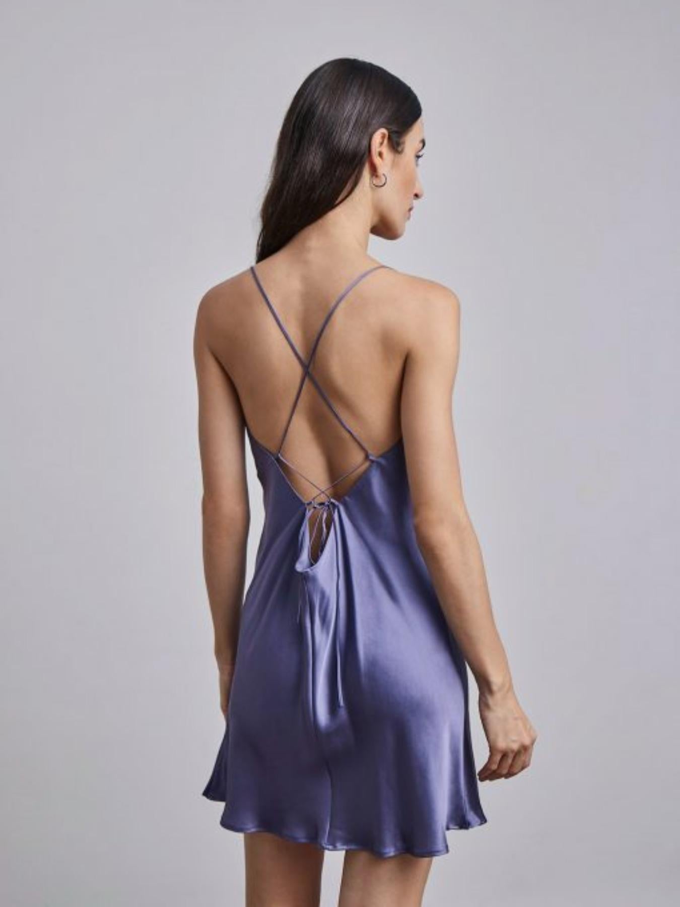 Silk Satin Slip Dress
