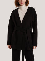 Belted Double-Faced Wool-Cashmere Coat image 0
