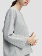 Pure Cotton Loose-Cut Sweatshirt image 0