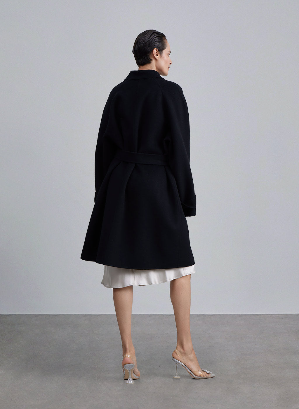 Raglan Sleeve Double-Faced Coat image 1