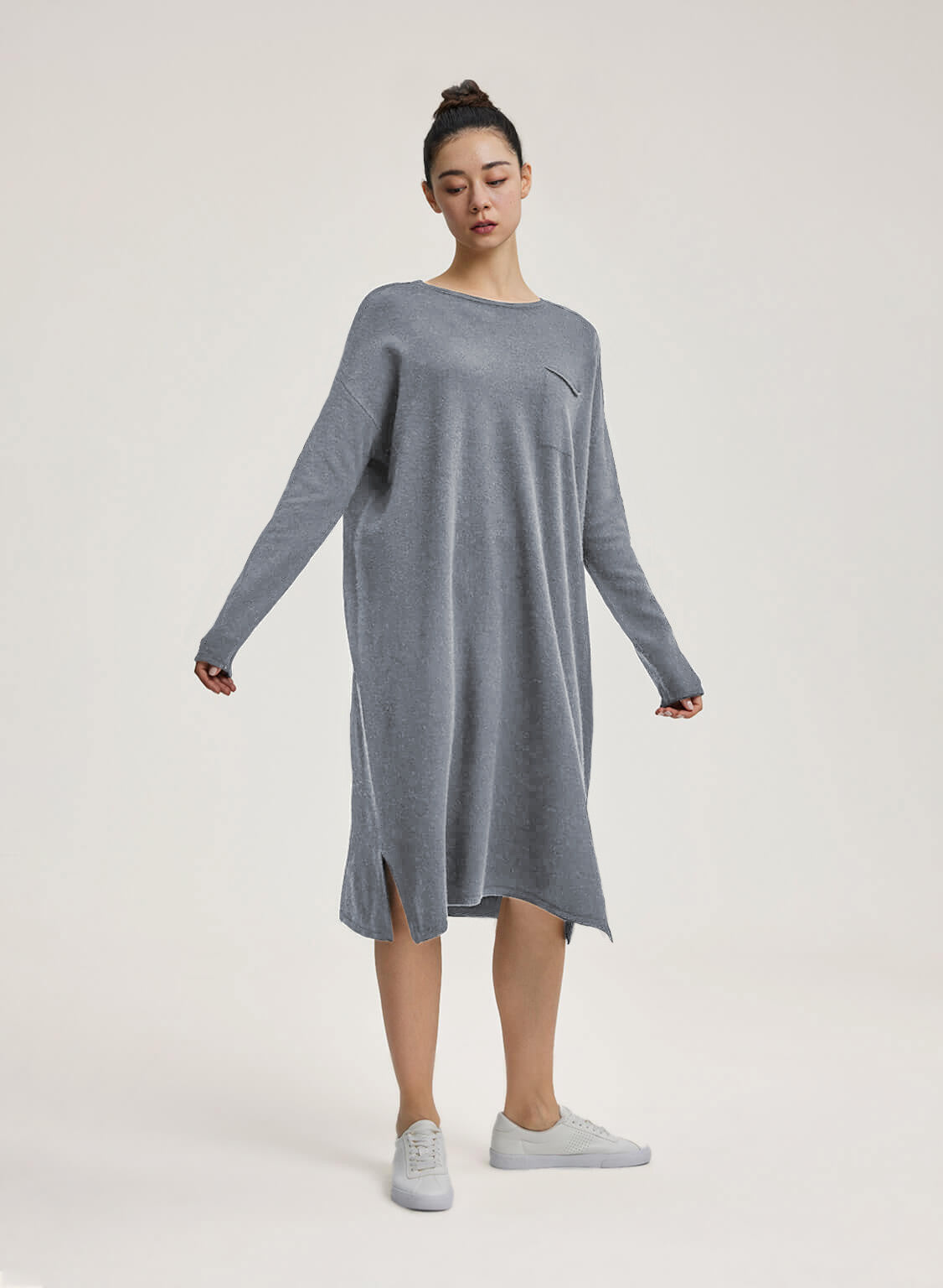 Oversized Sweater Pure Wool Dress