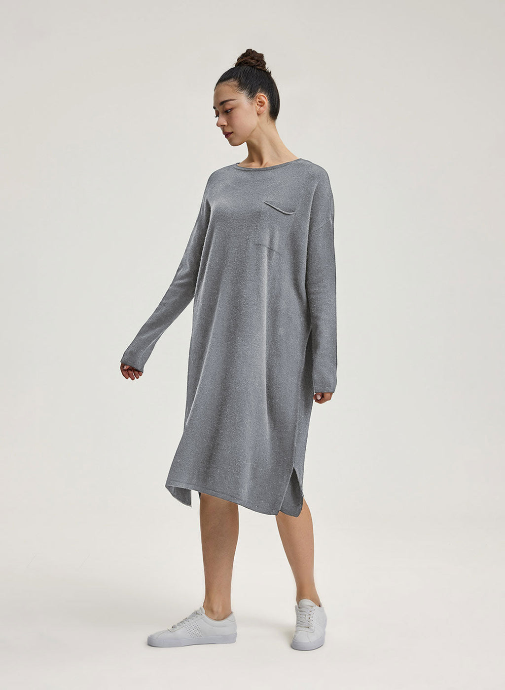 Oversized Sweater Pure Wool Dress