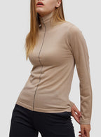 Bottle Neck Wool Top