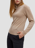 Bottle Neck Wool Top