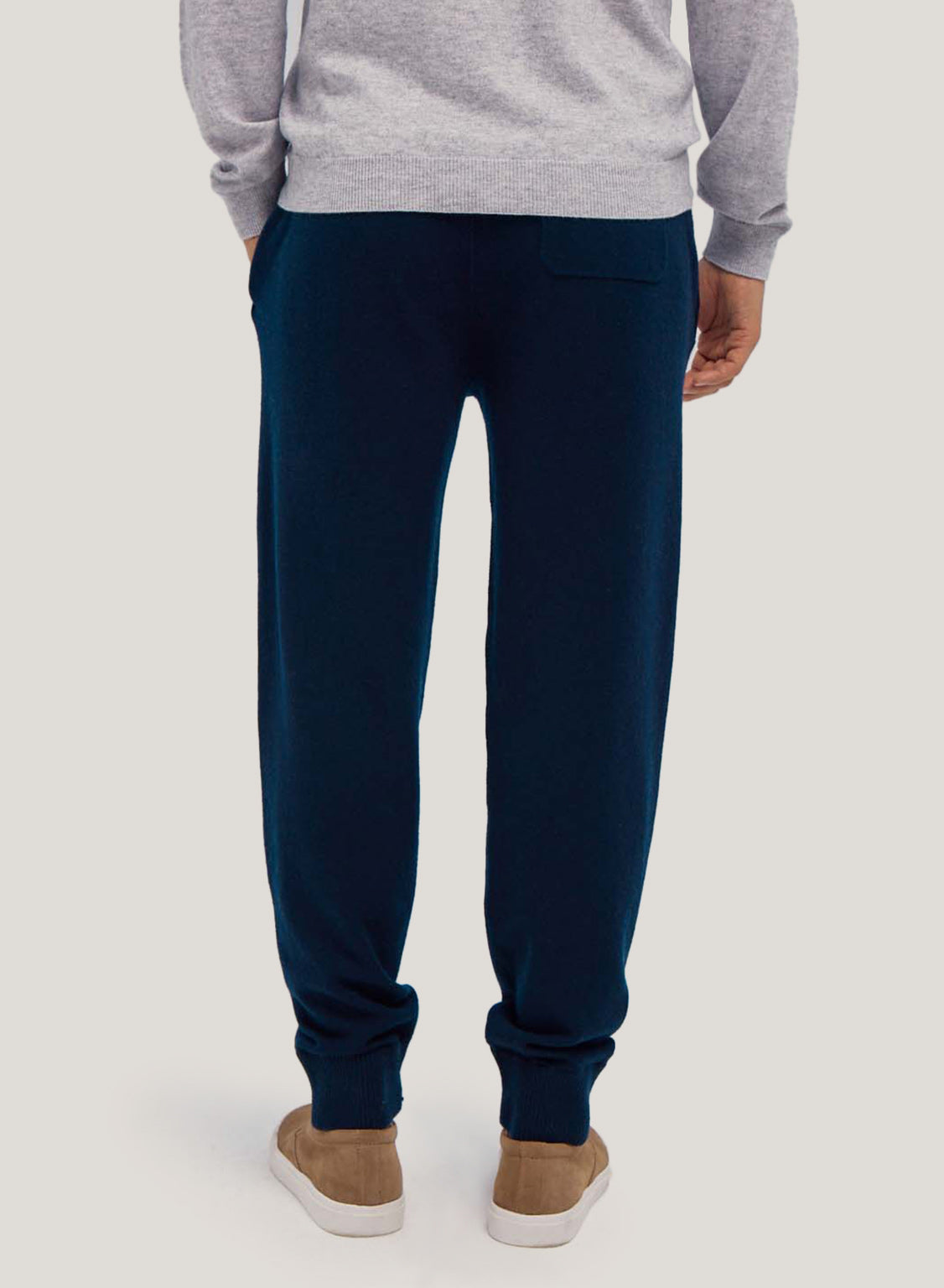 Tapered-Leg Wool-Cashmere Drawstring Jogger image 1
