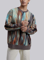 Multicolor Ribbed Sweater - Multiple Colour, M image