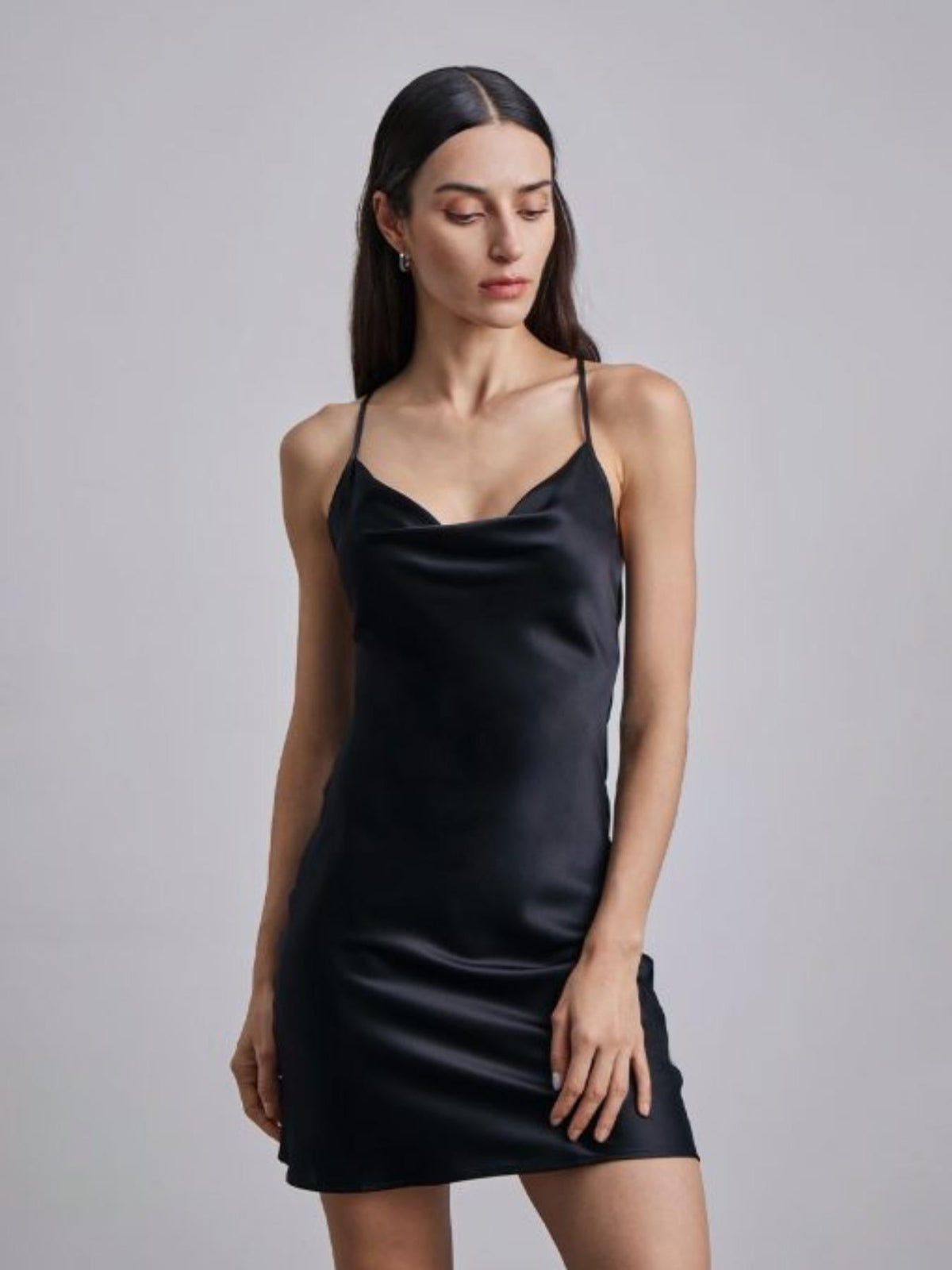 Silk Satin Slip Dress