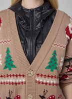 Santa Claus Print Cardigan image 4