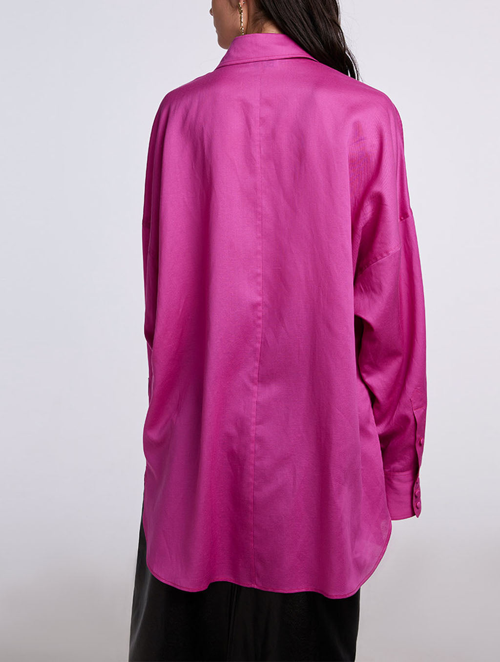 Draped Long-sleeves Shirt image 1