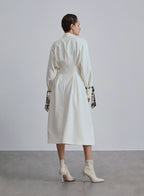 Collar Sarin Coat with Silk Scarf image 1