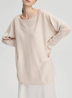 Long Sleeved Boatneck Sweater - Lunar, XL image