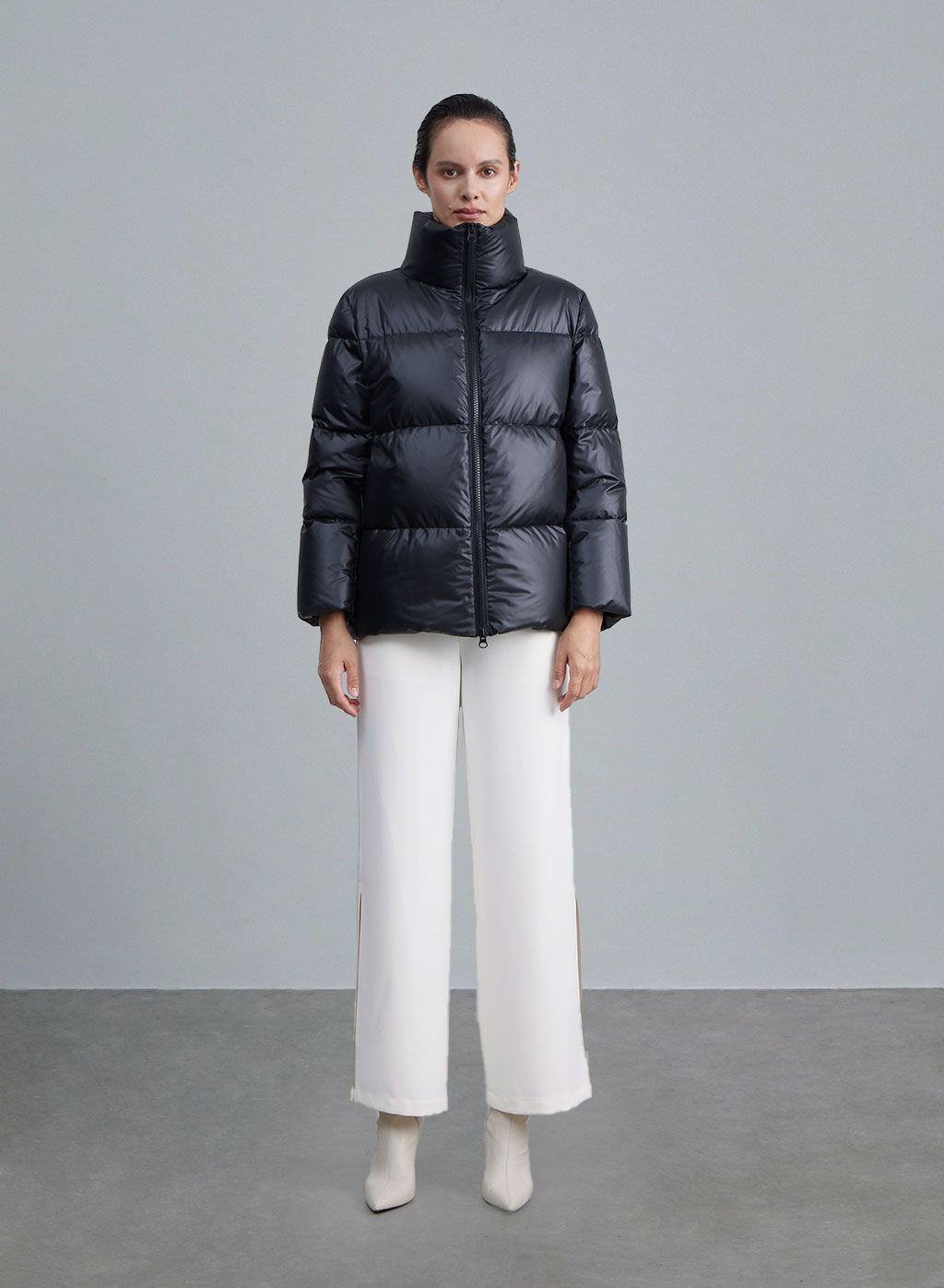 Must-have Turtle Neck Puffer Jacket - Black, S image