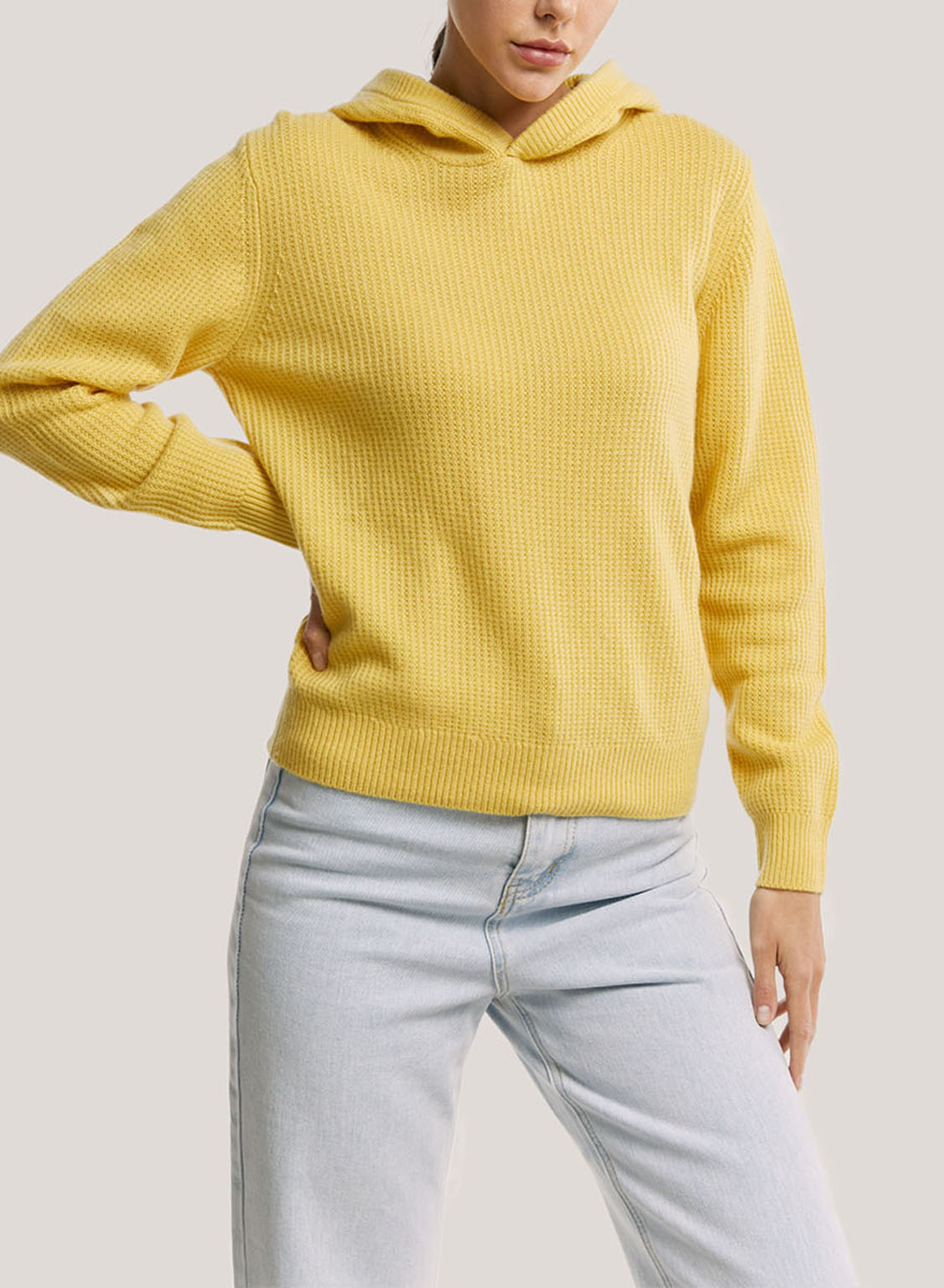 Relaxed Wool-Cashmere Hoodie image 0