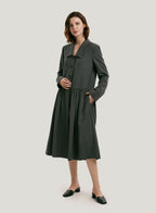 Tailored Wool Midi Dress image 0