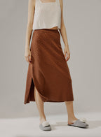 Cable Knit Midi Skirt