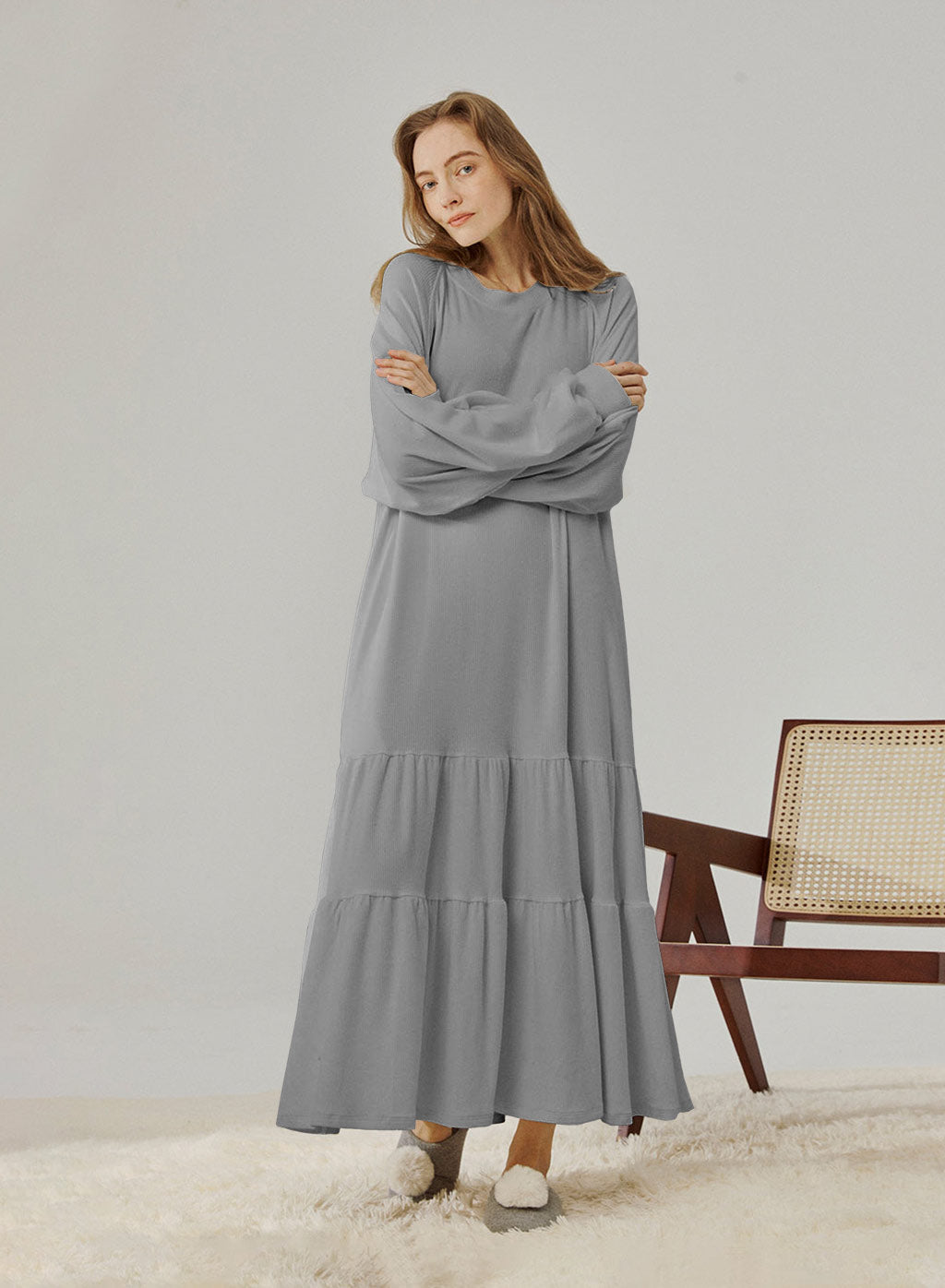 Casual Tiered Maxi Dress