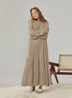 Casual Tiered Maxi Dress