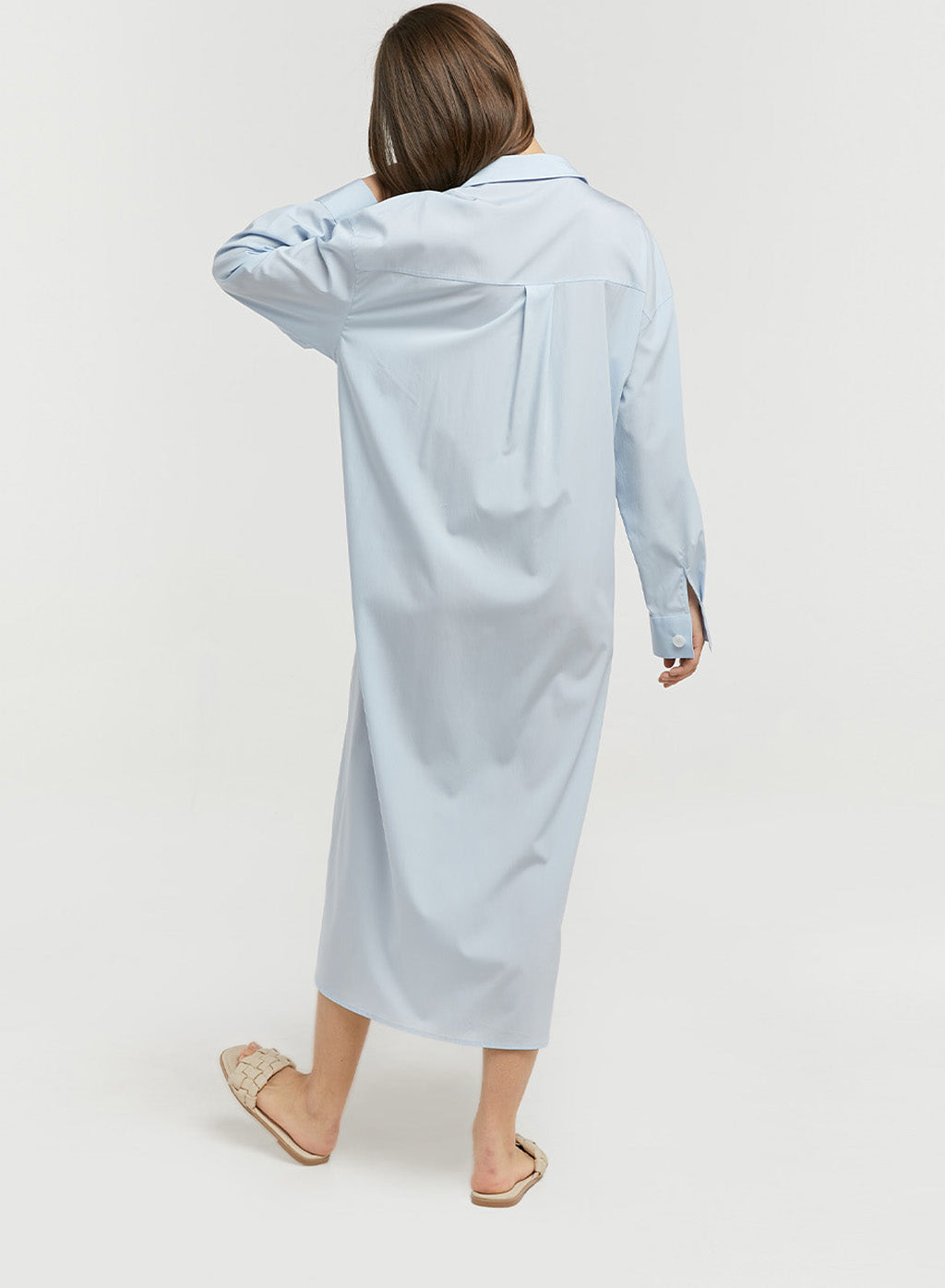 Pleated Shirt Dress image 1