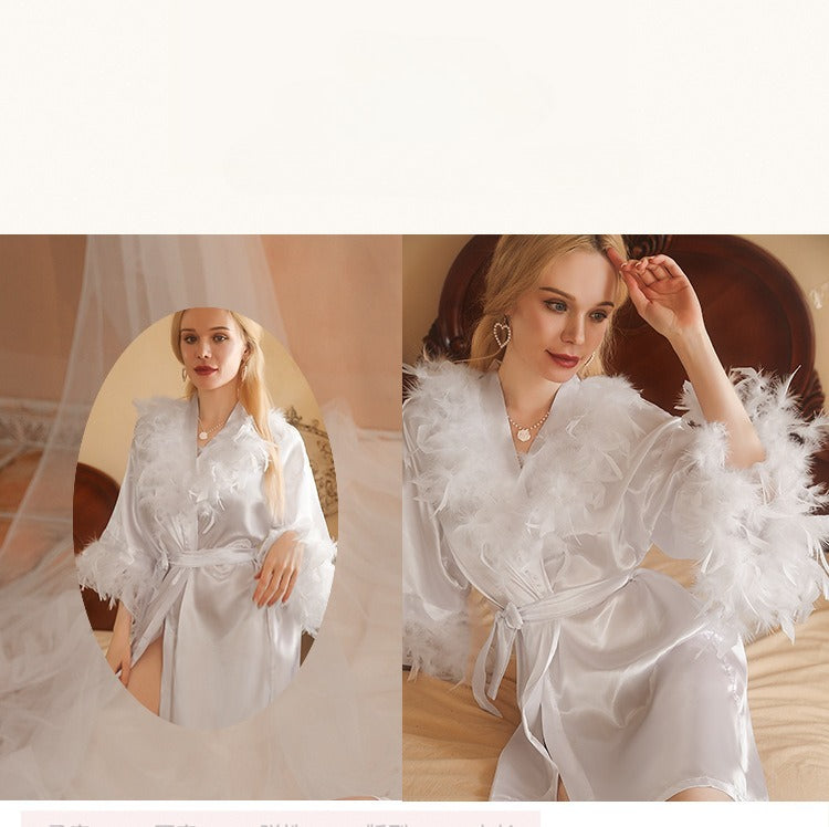 Feather nightgown