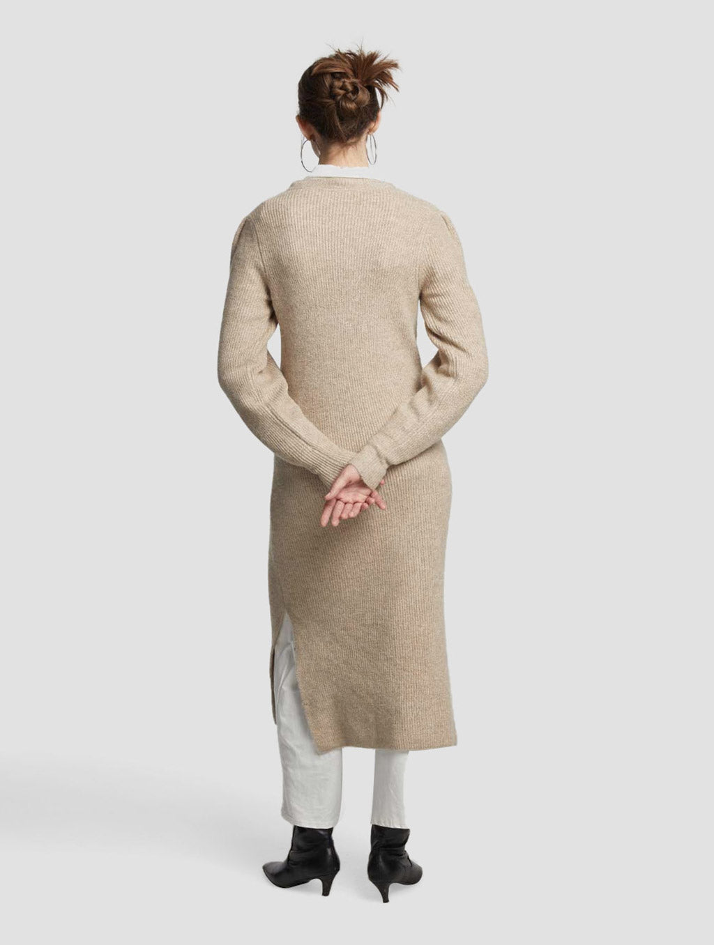 Round Neck Sweater Dress image 1