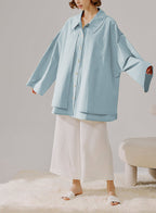 Double Layer Crisp Shirt - River Lake, L image
