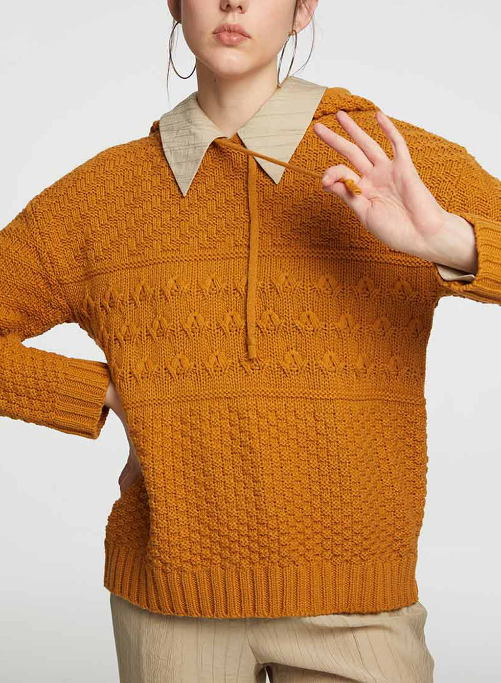 Fine Knit Hoodie image 0