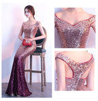 Long Slim Fit Fashion Host Dress Gown image 1