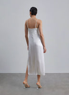 Twisted Knot Satin Slip Dress image 1