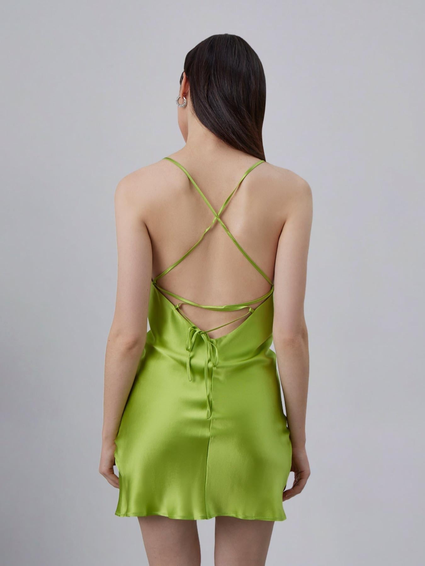 Silk Satin Slip Dress