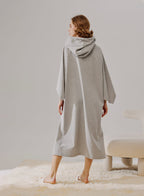 Oversized Hooded Cotton Dress image 1