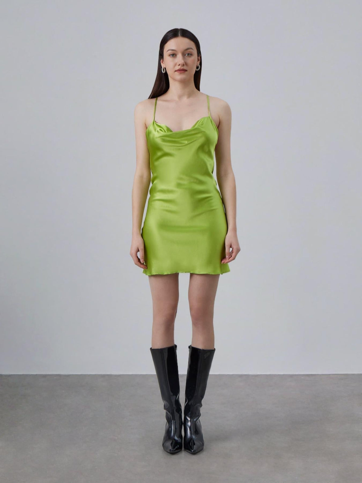 Silk Satin Slip Dress