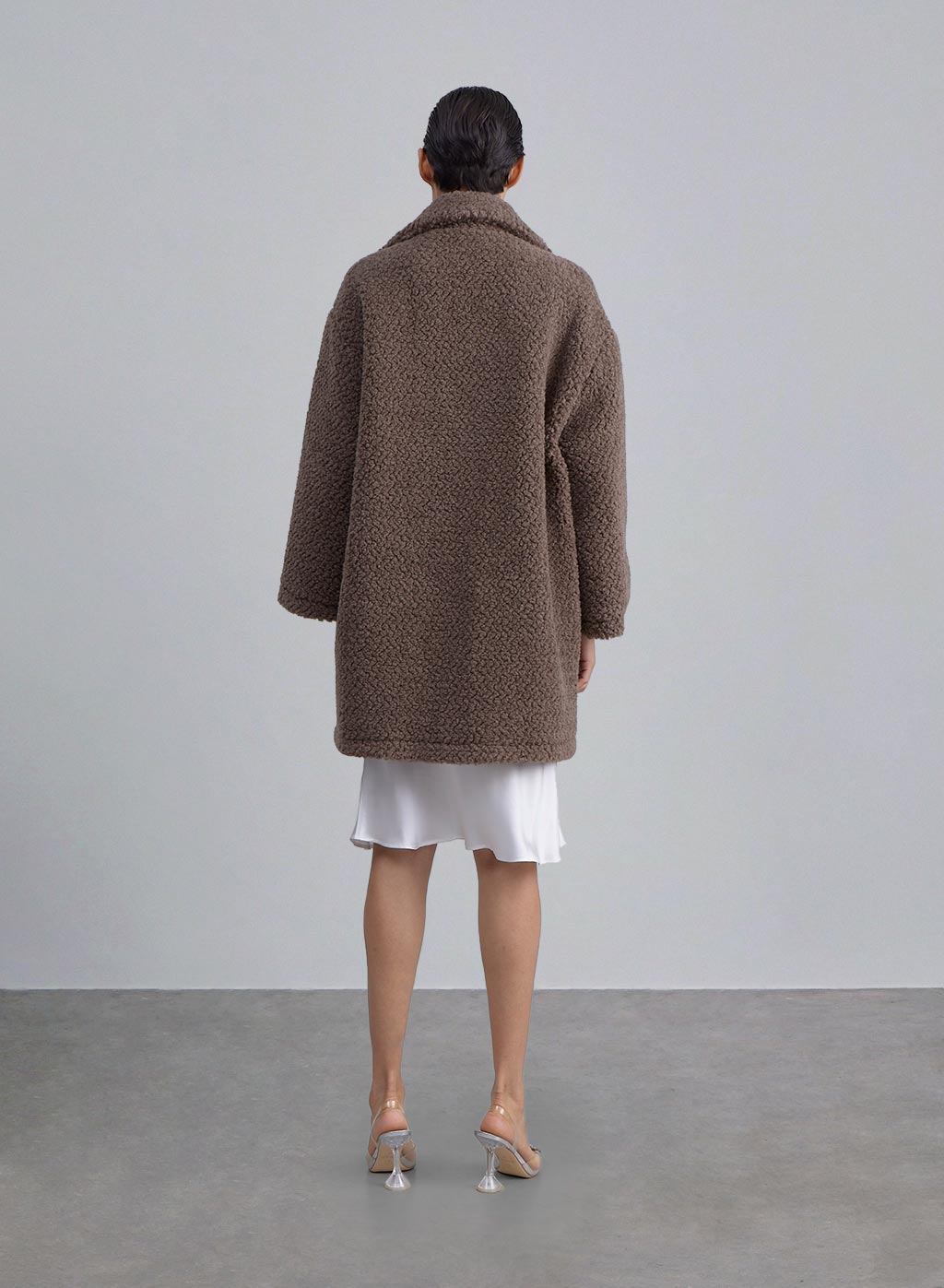 Teddy Single Breasted Coat image 1
