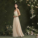 Spring New Banquet Stage Party European And American Deep V Dress image 5