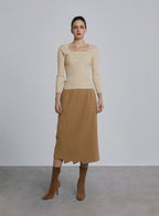 Button Detail Square Neck Top image 0