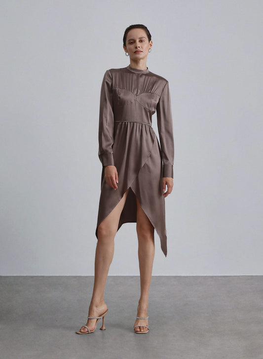 Classic Corset Silk Dress image 0