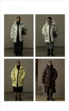 Super Soft High Density Zero Pressure Hooded Gall Free Down Jacket