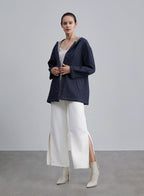 Casual Hooded Cowboy Jacket image 0
