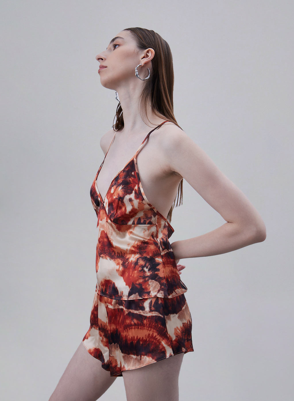 Printed Slip Silk Set image 2