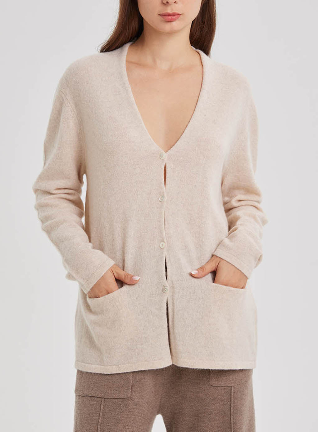 Yak-Wool Pocket Cardigan image 0