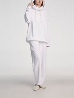Sporty Drawstring Pajama Set