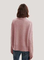 Roll-Neck Pure Cashmere Pullover Sweater image 1