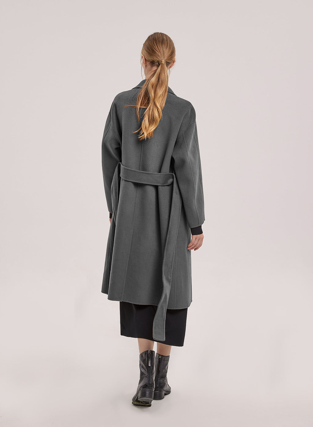 Kira Belted Long Wool-Cashmere Coat image 1