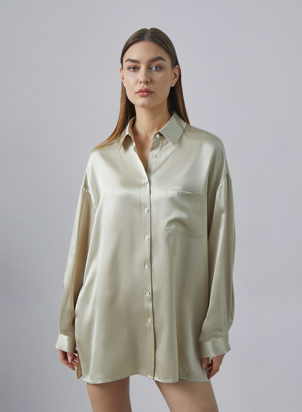 Relaxed Fit Silk Blouse image 0