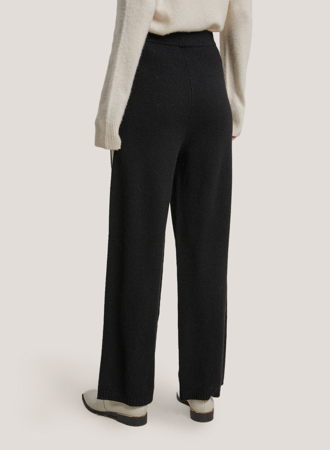 Wool-Cashmere Jogging Trouser With Side Stripe image 1