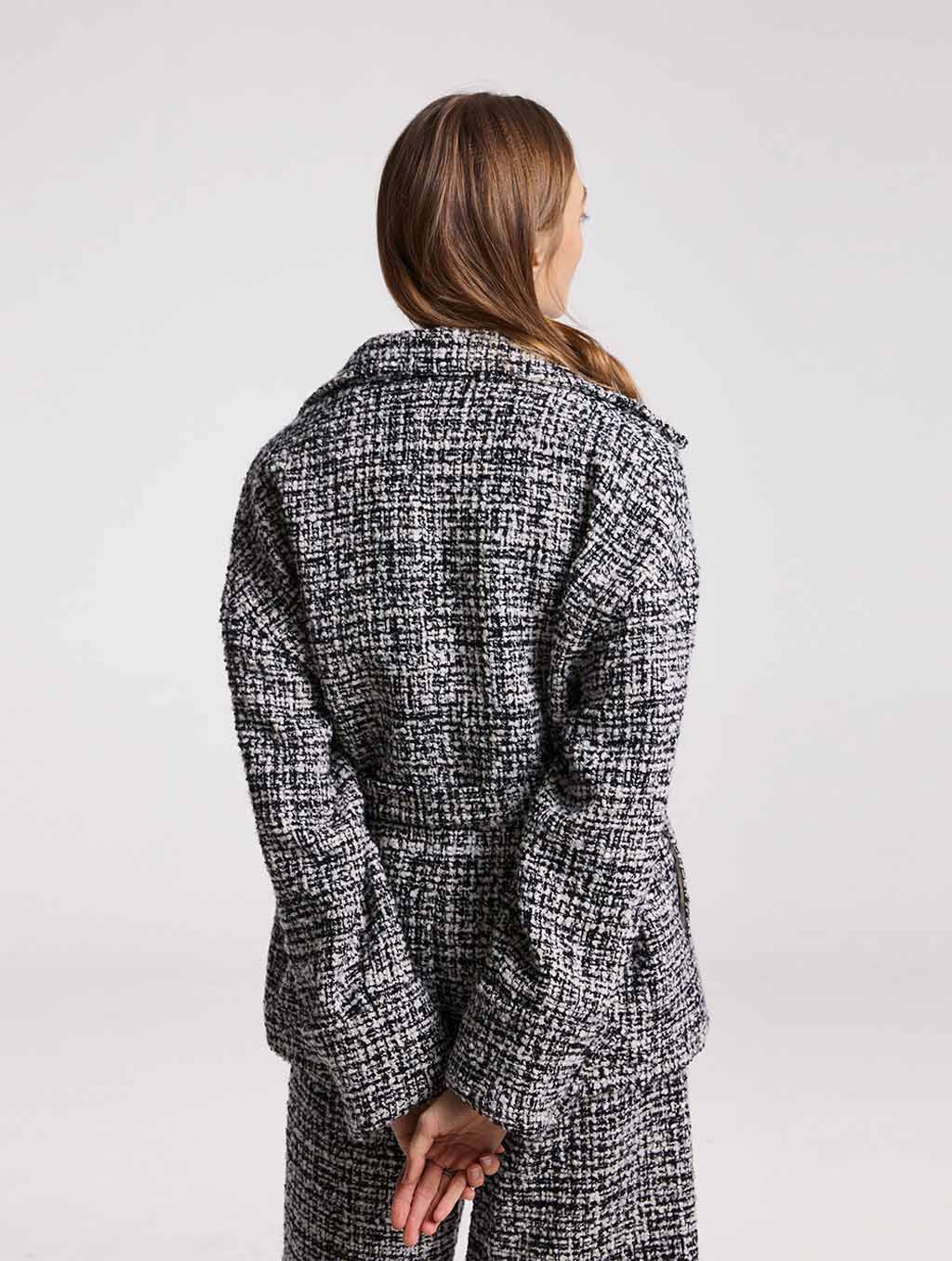 Tweed Belted Coat image 1