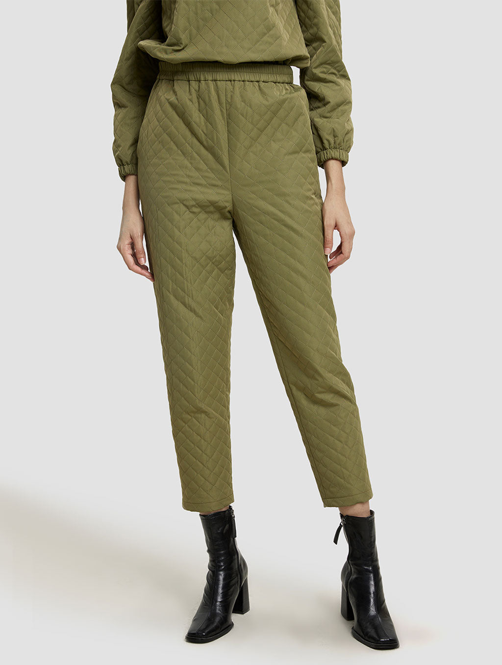 Diamond Pattern Sweatpants image 1