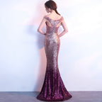 Long Slim Fit Fashion Host Dress Gown image 3